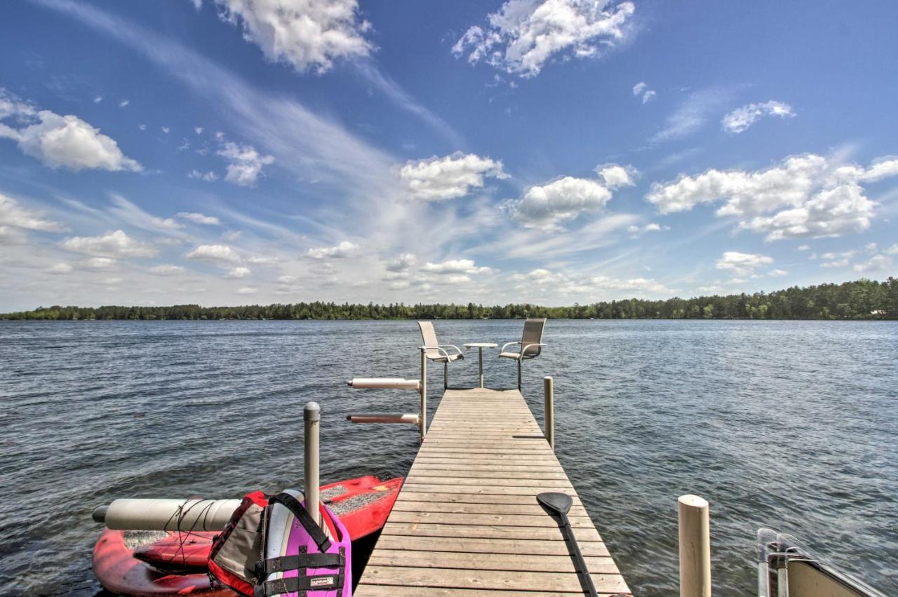 Loon Lake Lodge With Dock, Sauna And Hot Tub! Pequot Lakes Eksteriør bilde